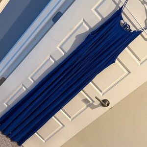 Elegant Blue Maxi Dress